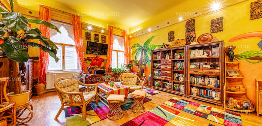 Mieszkanie pełne kolorów w VII. dzielnicy Budapesztu