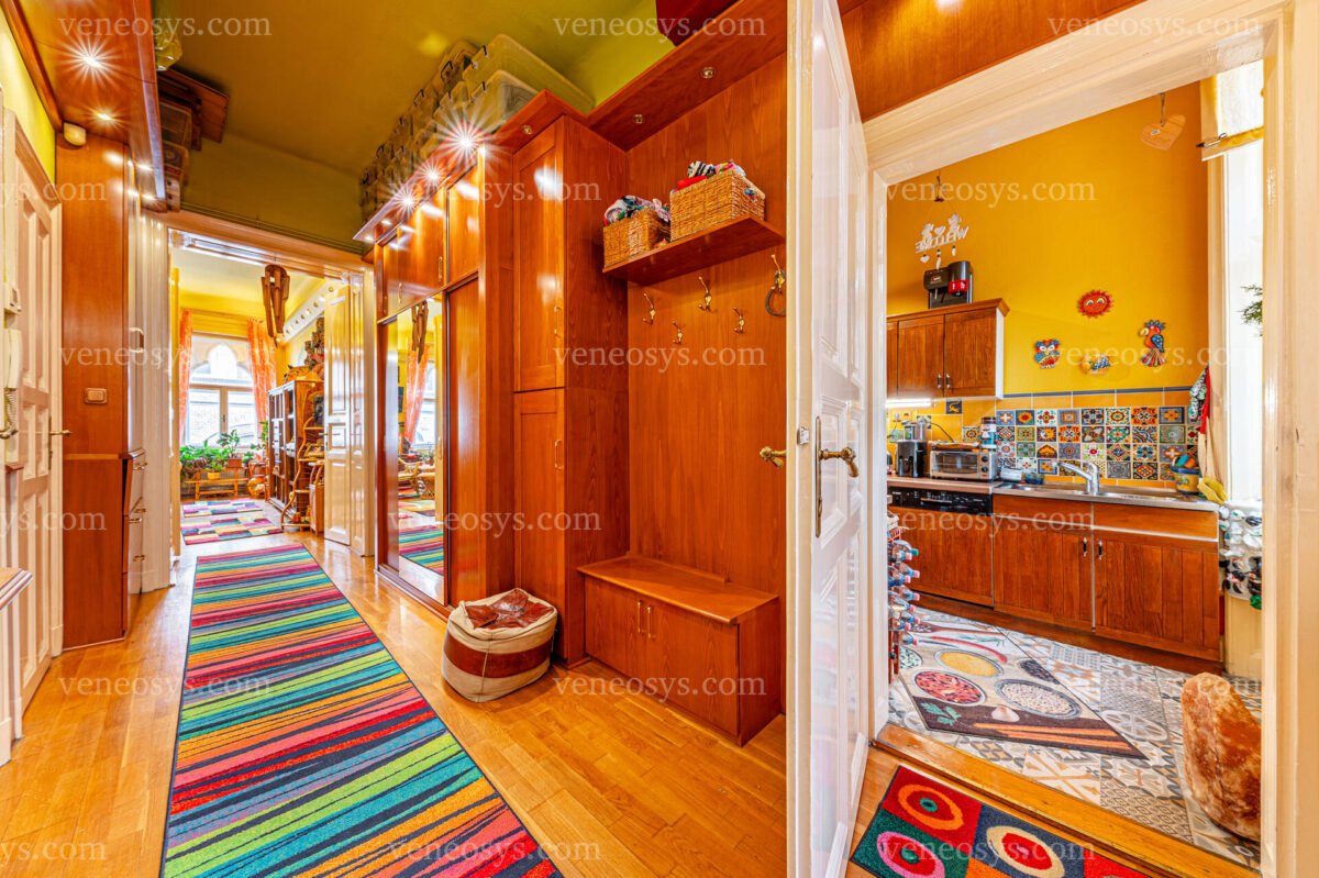 Mieszkanie pełne kolorów w VII. dzielnicy Budapesztu