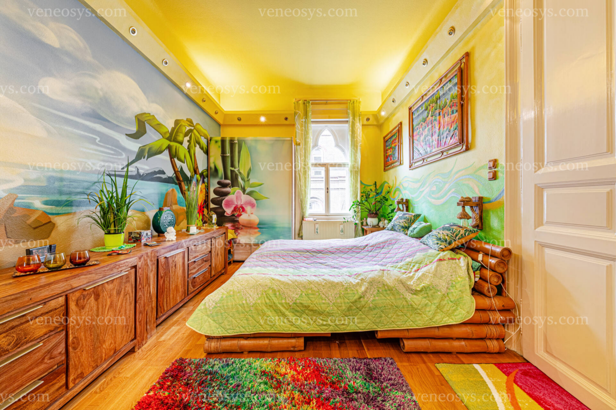 Mieszkanie pełne kolorów w VII. dzielnicy Budapesztu