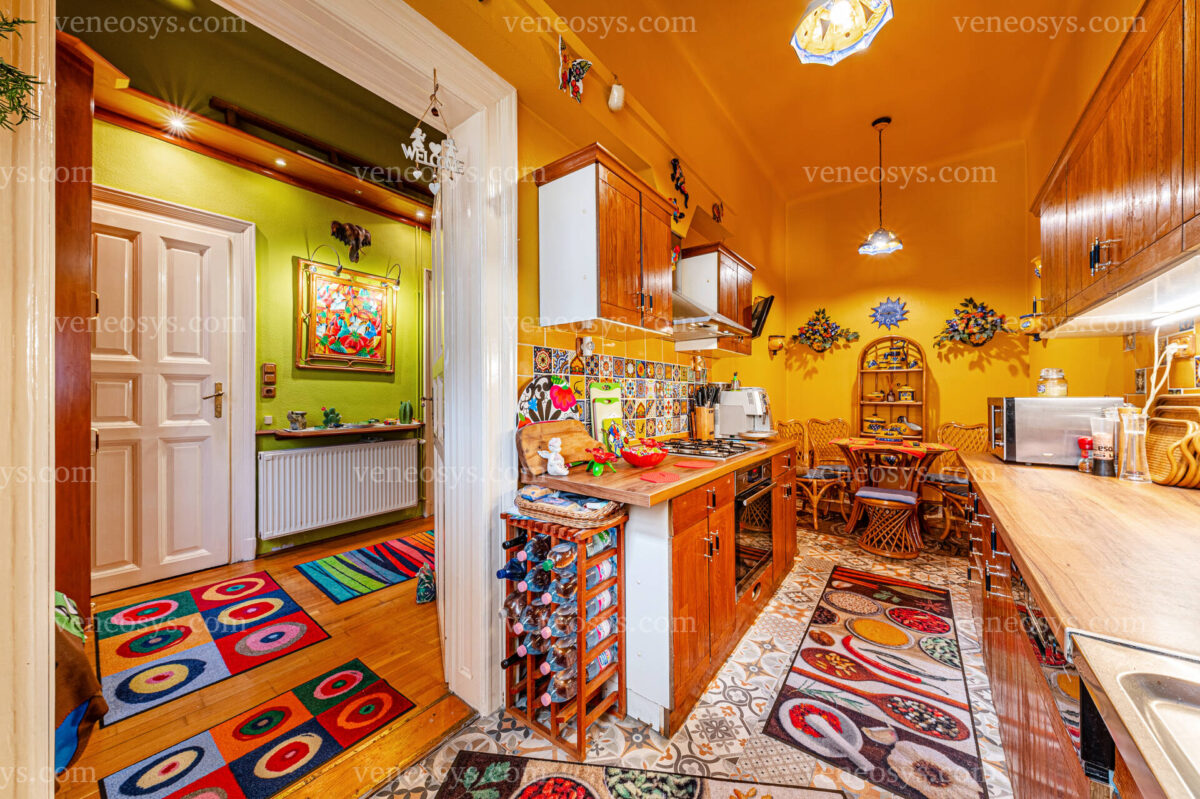 Mieszkanie pełne kolorów w VII. dzielnicy Budapesztu