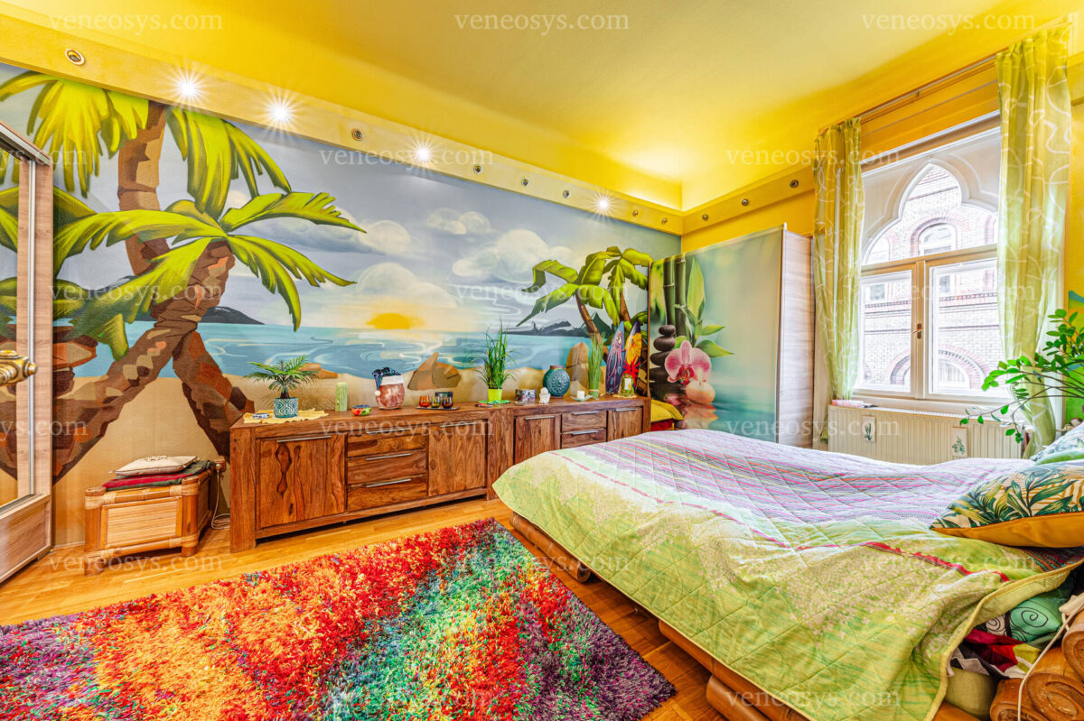 Mieszkanie pełne kolorów w VII. dzielnicy Budapesztu