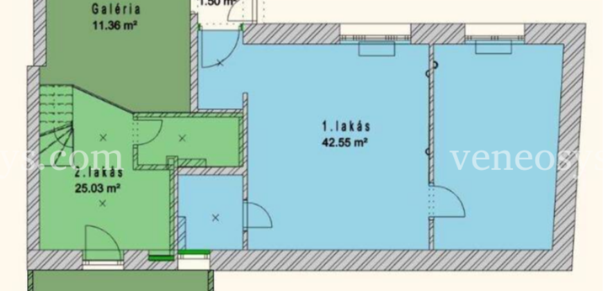 Przy ulicy Bacsó Béla – drugi apartament, VIII. dzielnica Budapesztu