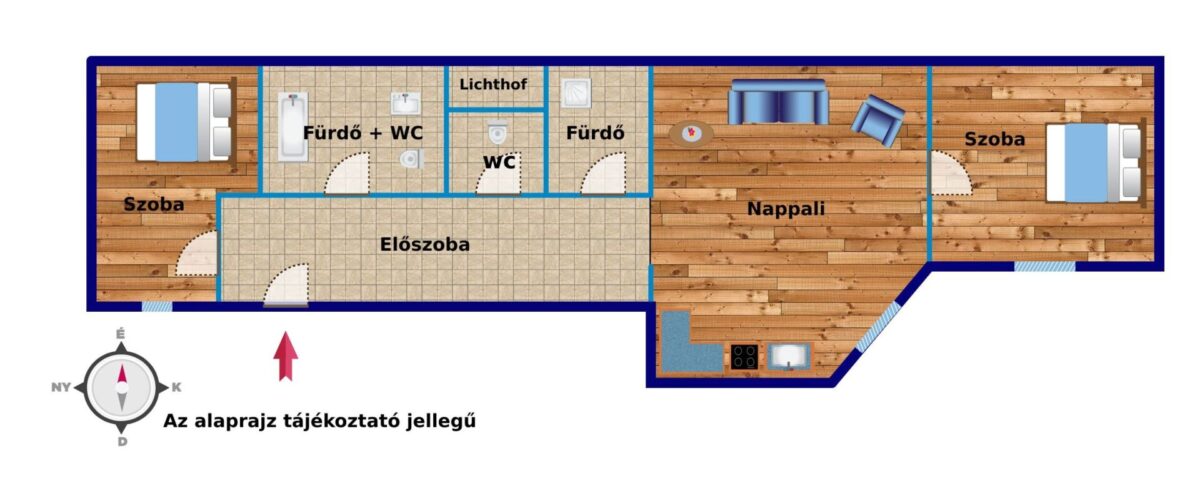 Nowocześnie w IX. dzielnicy Budapesztu