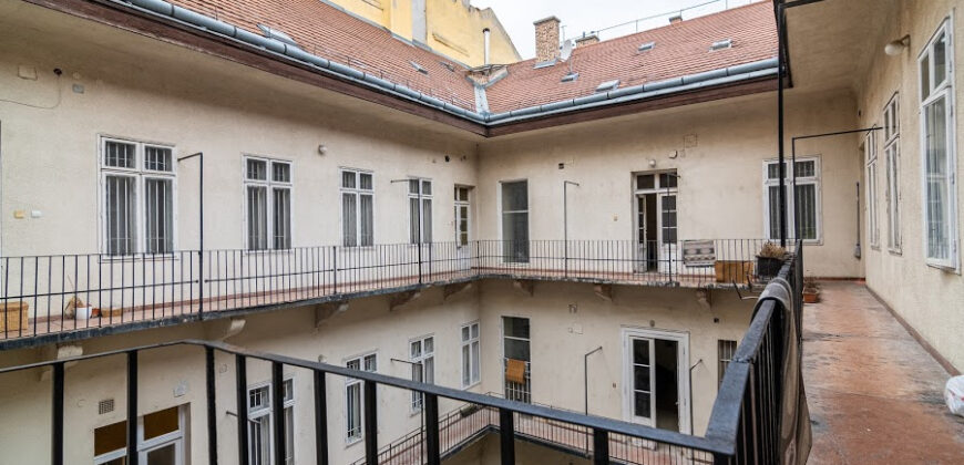 Z widokiem na park Hilda, V. dzielnica Budapesztu