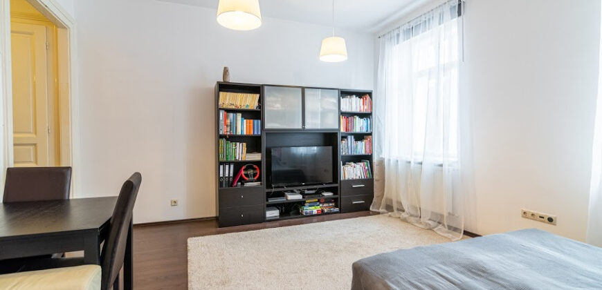 Z widokiem na park Hilda, V. dzielnica Budapesztu