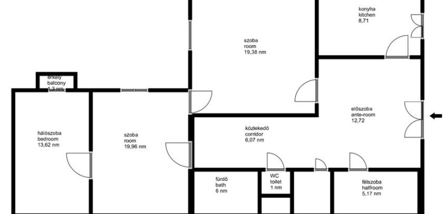 Przy ulicy Falk Miksa, V. dzielnica Budapesztu