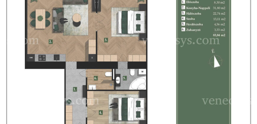 Zamieszkaj w sercu XII. dzielnicy Budapesztu