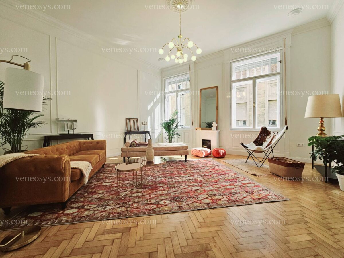 Ulica Váci za rogiem w V. dzielnicy Budapesztu