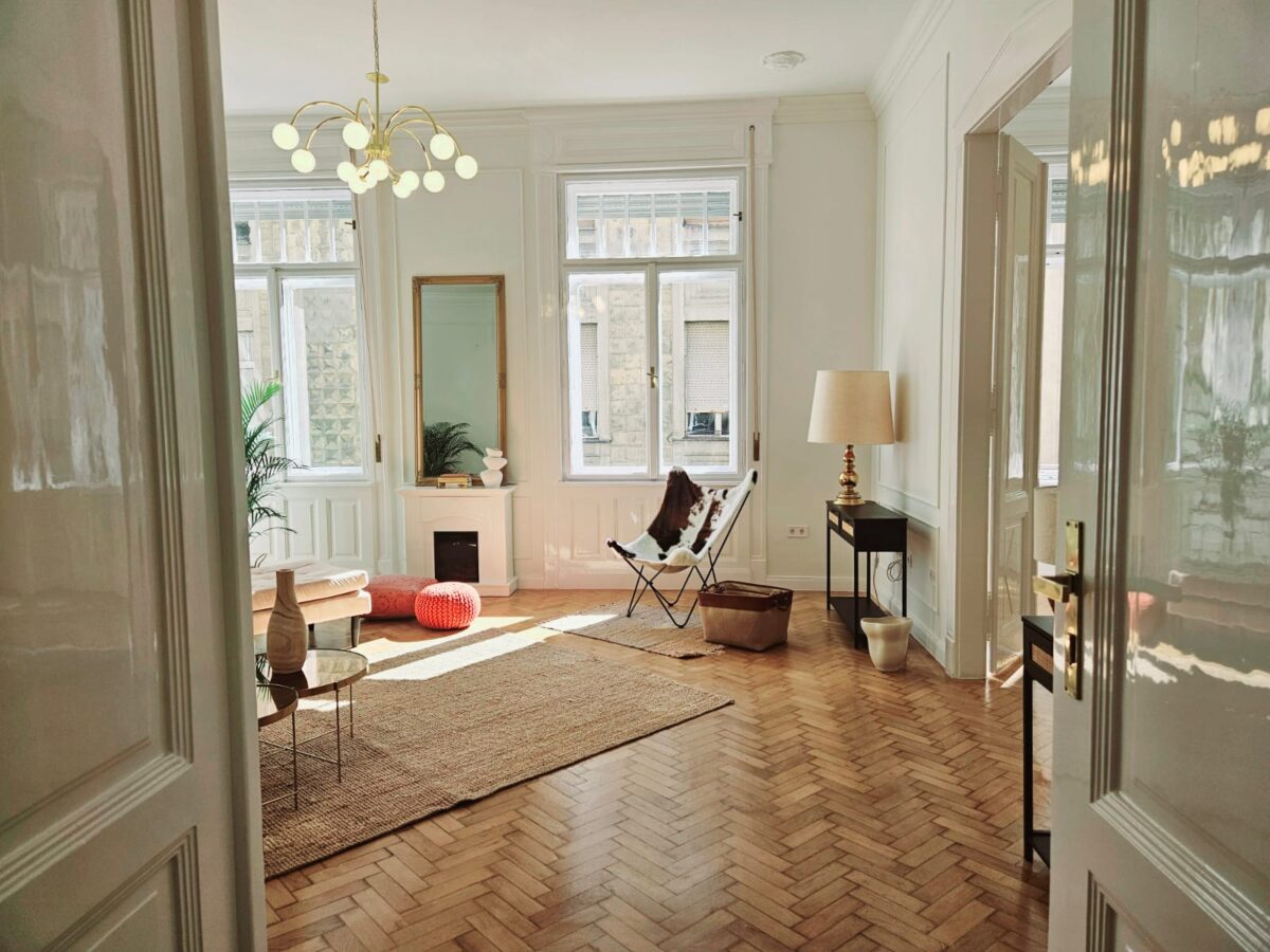 Przy Zaułku Harrisa w V. dzielnicy Budapesztu