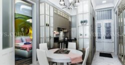 Na ulicy Alkotmány w V. dzielnicy Budapesztu