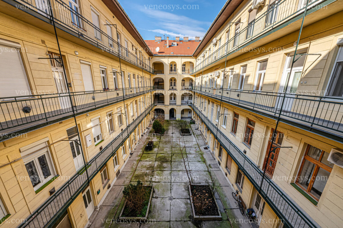 Słoneczne mieszkanie w VII. dzielnicy Budapesztu