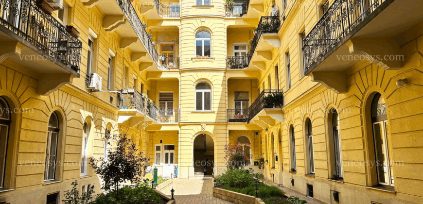 W pięknej kamienicy w XIV. dzielnicy Budapesztu