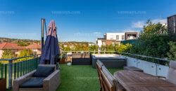 Panorama z tarasu w XI. dzielnicy Budapesztu