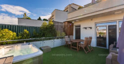 Panorama z tarasu w XI. dzielnicy Budapesztu