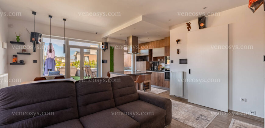 Panorama z tarasu w XI. dzielnicy Budapesztu