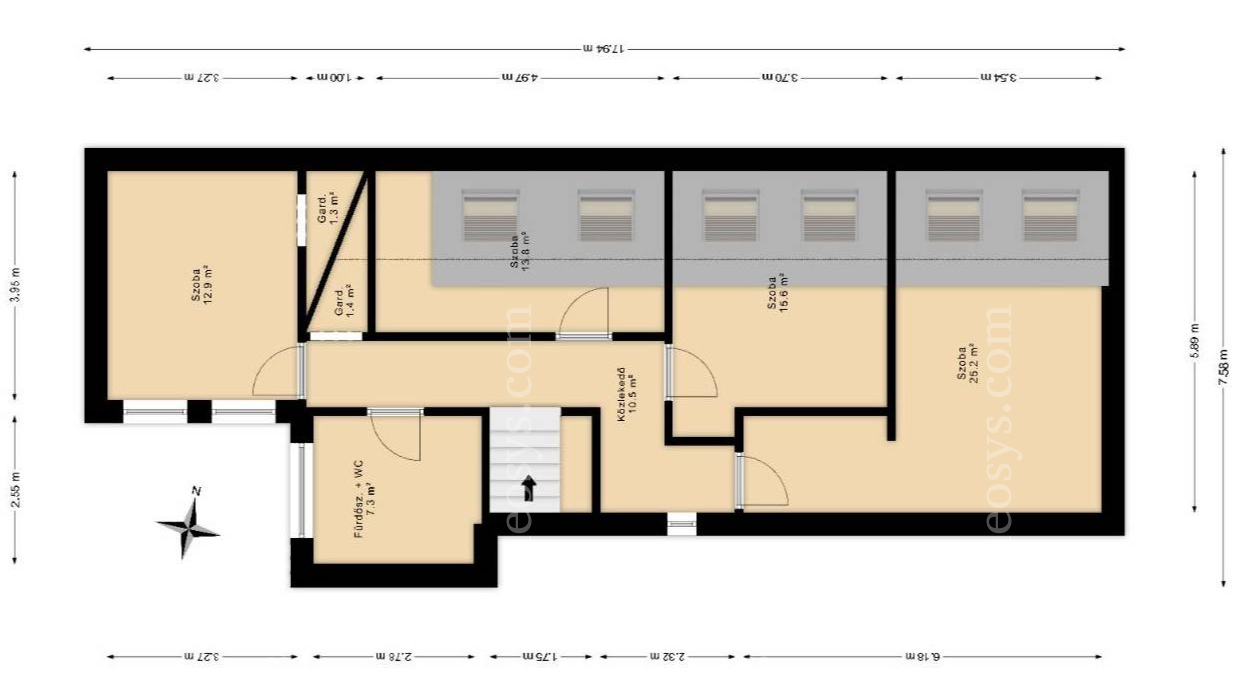 Dwupoziomowe mieszkanie w IX. dzielnicy Budapesztu