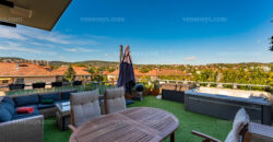 Panorama z tarasu w XI. dzielnicy Budapesztu